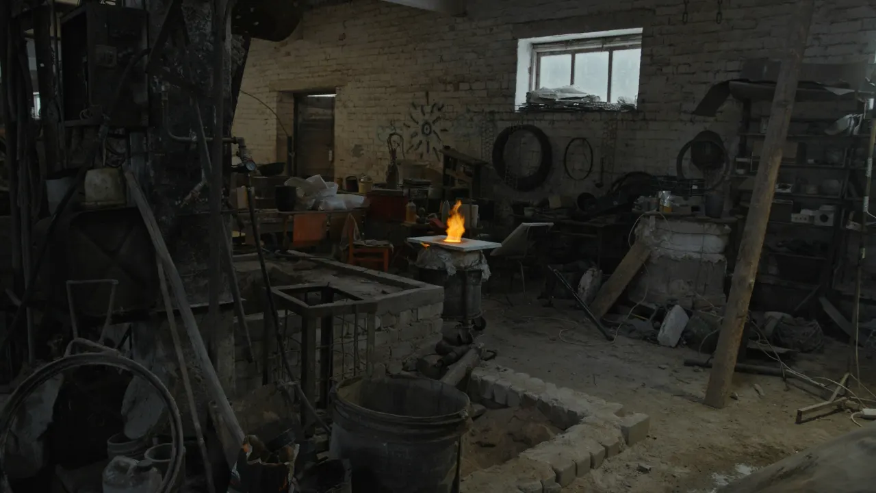 FERMA (Installation, 2025) — still shot by Ronaldas Buožis